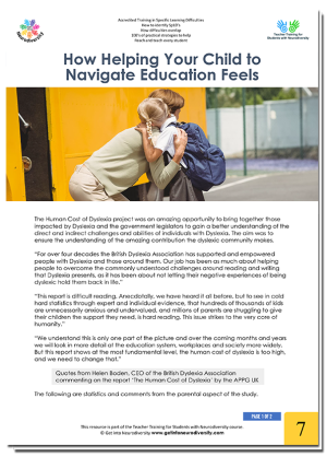 How helping your child to navigate education feels r